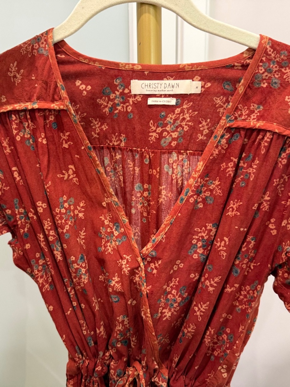 Floral dress by Christy Dawn